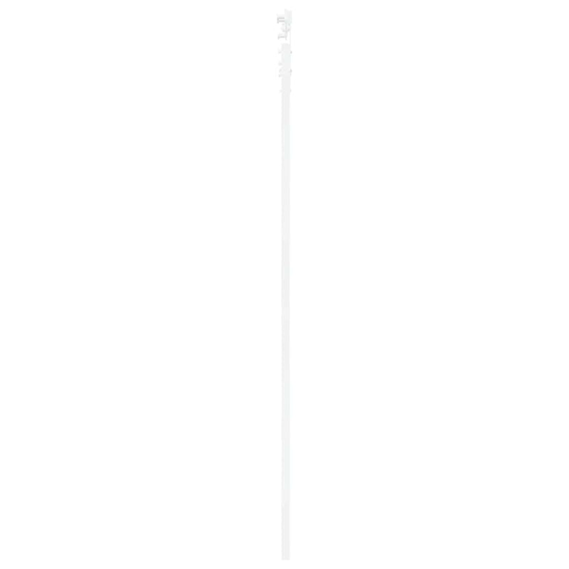 vidaXL Egyszerű Csúszó Ajtó Fehér 78 x 232 cm Fa és fém