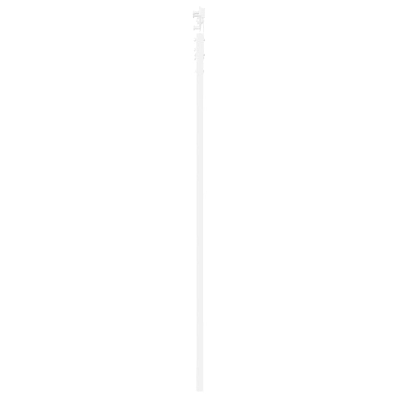vidaXL Egyszerű Csúszó Ajtó Fehér 83 x 202 cm Fa és fém