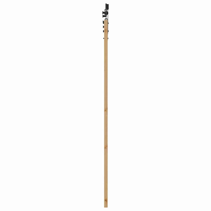 vidaXL Egyszerű Csúszó Ajtó Barna 73.5 x 198.5 cm Fa és fém