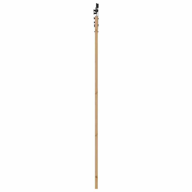 vidaXL Egyszerű Csúszó Ajtó Barna 78 x 232 cm Fa és fém
