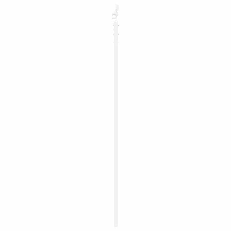 vidaXL Egyszerű Csúszó Ajtó Fehér 73.5 x 198.5 cm Fa és fém