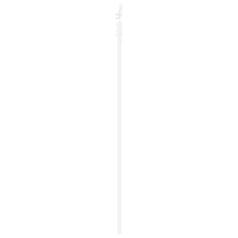 vidaXL Egyszerű Csúszó Ajtó Fehér 73.5 x 211 cm Fa és fém