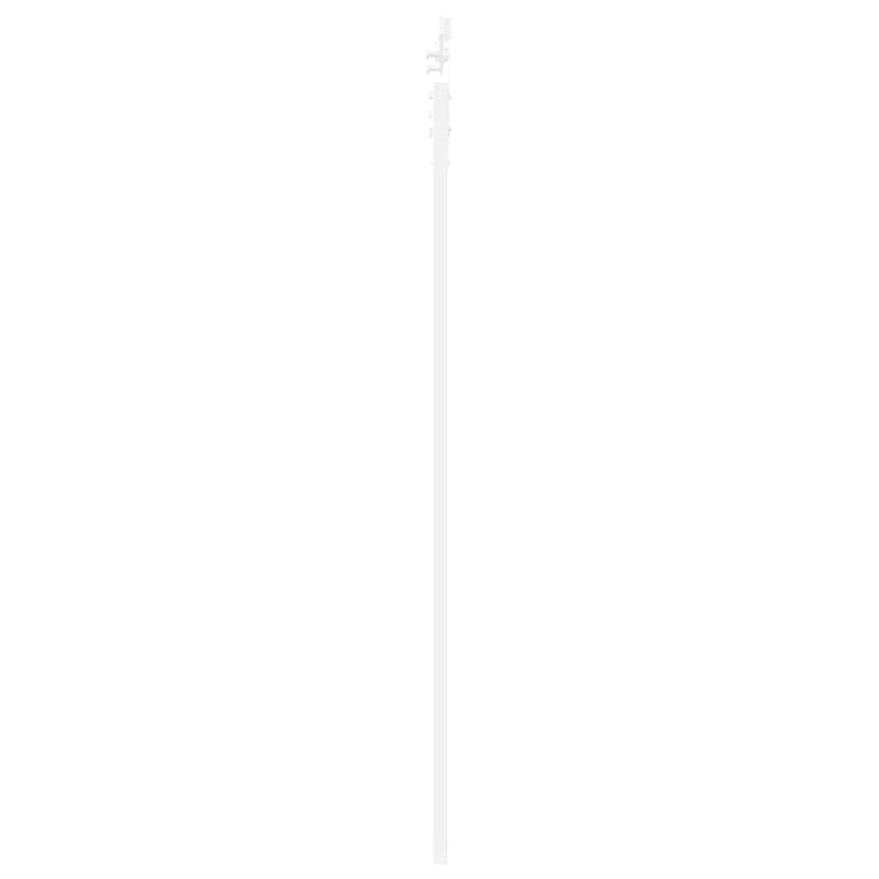 vidaXL Egyszerű Csúszó Ajtó Fehér 78 x 202 cm Fa és fém
