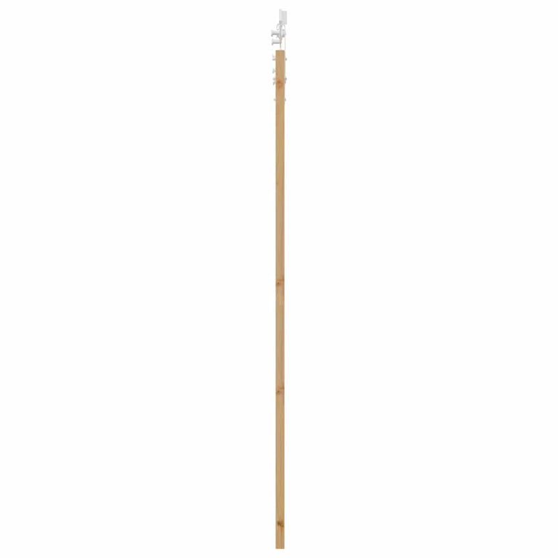 vidaXL Egyszerű Csúszó Ajtó Barna 78 x 211 cm Fa és fém