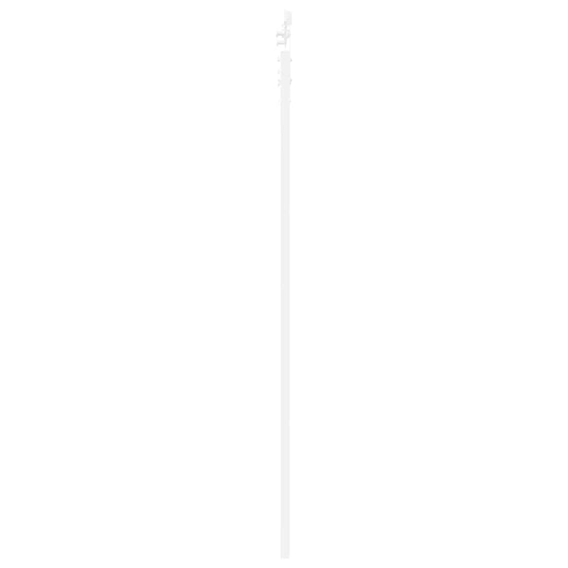 vidaXL Egyszerű Csúszó Ajtó Fehér 78 x 211 cm Fa és fém
