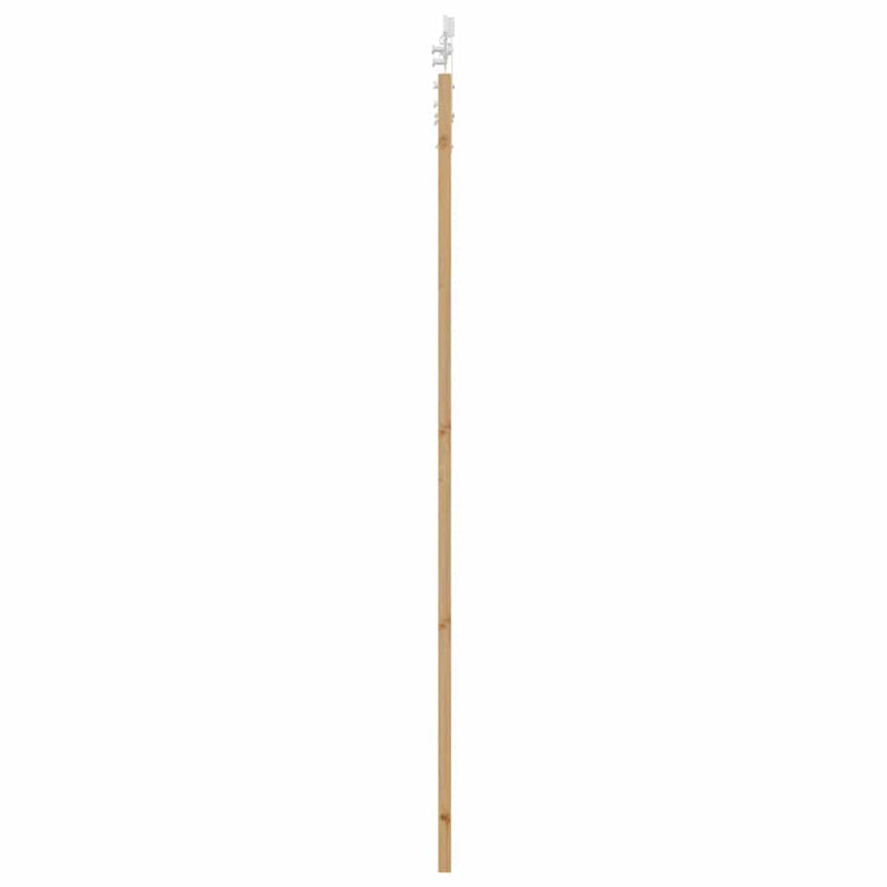 vidaXL Egyszerű Csúszó Ajtó Barna 78 x 232 cm Fa és fém