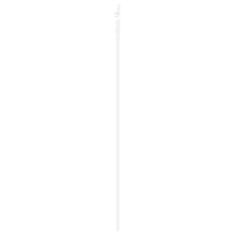 vidaXL Egyszerű Csúszó Ajtó Fehér 78 x 232 cm Fa és fém