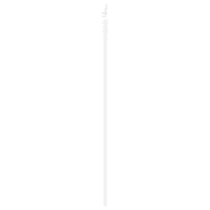 vidaXL Egyszerű Csúszó Ajtó Fehér 83 x 202 cm Fa és fém