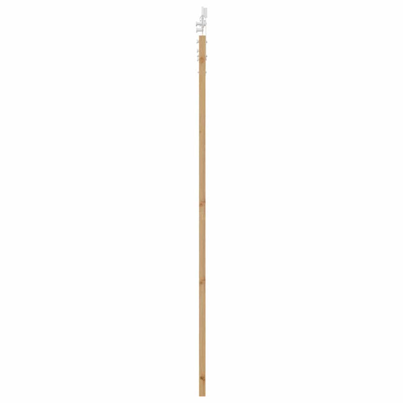 vidaXL Egyszerű Csúszó Ajtó Barna 83 x 211 cm Fa és fém