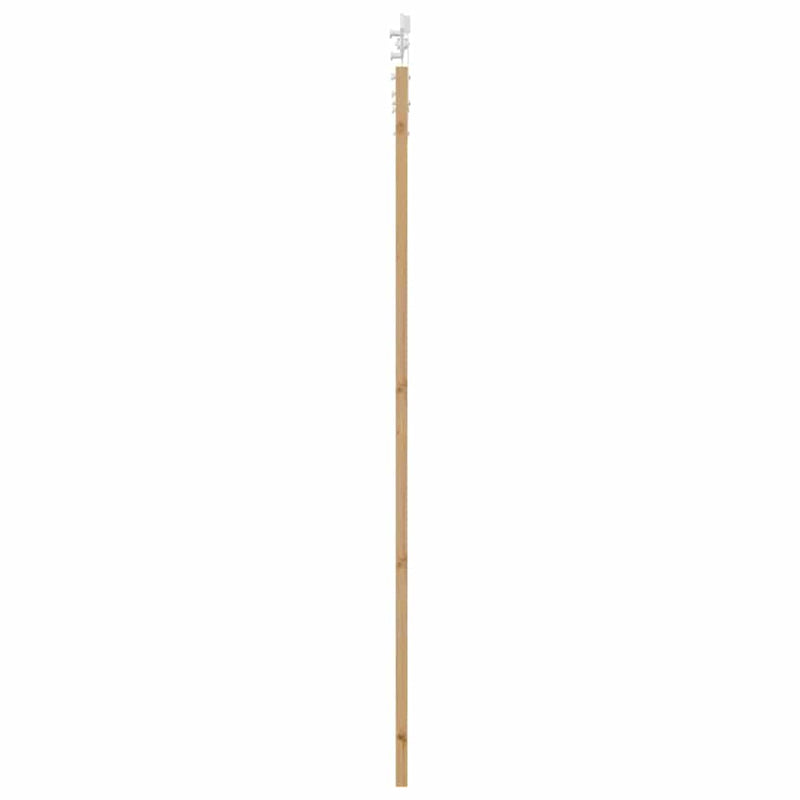 vidaXL Egyszerű Csúszó Ajtó Barna 83 x 232 cm Fa és fém
