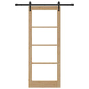 vidaXL Csúszó ajtó ORKDAL Természetes 83 x 211 cm