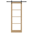 vidaXL Csúszó ajtó ORKDAL Természetes 83 x 232 cm