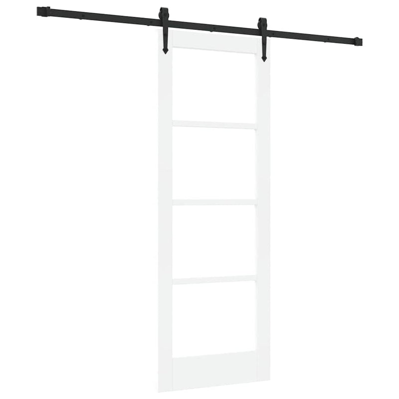 vidaXL Csúszóajtó ORKDAL Fehér 73.5 x 198.5 cm Fa és fém