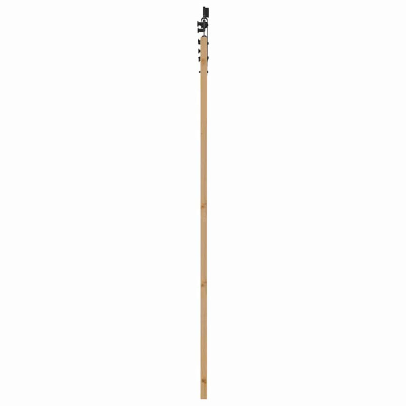 vidaXL Csúszóajtó ORKDAL Barna 83 x 211 cm Fa és fém
