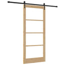 vidaXL Csúszó ajtó ORKDAL Természetes 93 x 211 cm