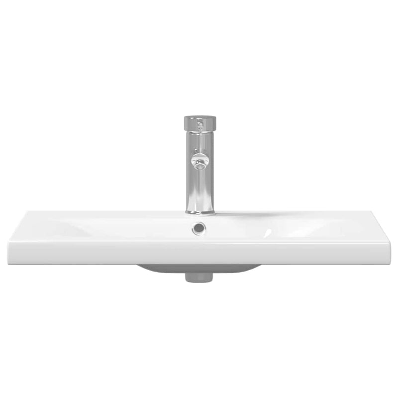 vidaXL Fürdőszobai mosdószekrény 2 pcs Öreg fa Műanyag Fa és Kerámia