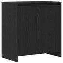 vidaXL Széf fiókkal 3 pcs Fekete 70 x 41 x 75 cm Faanyag