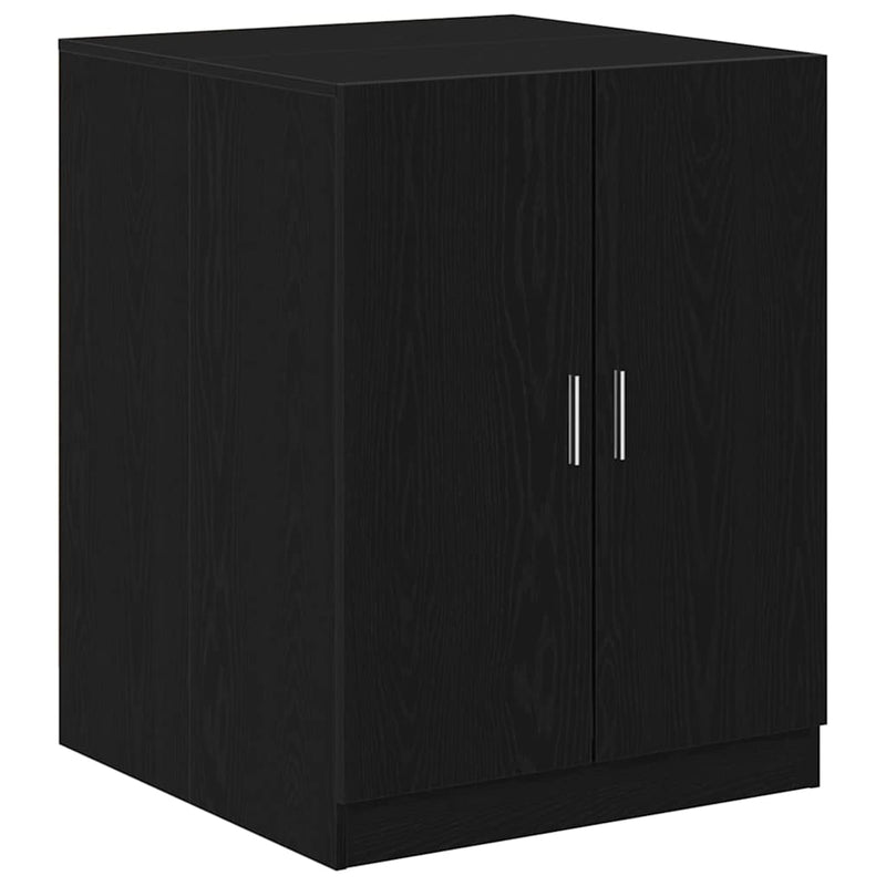 vidaXL Mosógépszekrény 2 pcs Musta tammi 70.5 x 71.5 x 181.5 cm