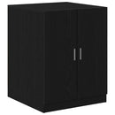 vidaXL Mosógép Szekrény 2 pcs Fekete tölgy 70,5 x 71,5 x 181,5 cm