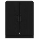 vidaXL Mosógépszekrény 2 pcs Musta tammi 70.5 x 71.5 x 181.5 cm