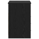 vidaXL Asztal fiókkal 2 pcs Fekete tölgy 140 x 50 x 76 cm Faanyag