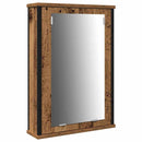 vidaXL Fürdőszobai Mosdószekrények polcokkal 3 pcs Barna Faanyag