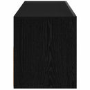 vidaXL Éjjeliszekrény Fekete tölgy 60 x 35 x 40 cm Faanyag