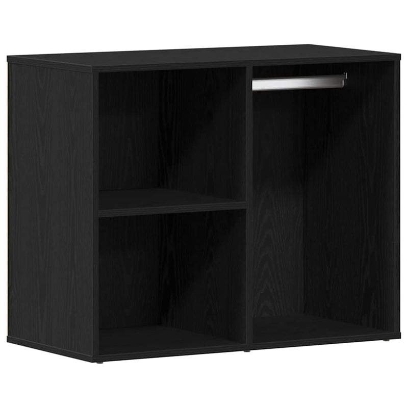 vidaXL Sminkasztal Készlet 2 pcs Fekete 140 x 40 x 140 cm Faanyag