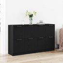 vidaXL Széf 2 pcs Fekete tölgy 60 x 30 x 70 cm Faanyag
