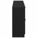 vidaXL Széf 2 pcs Fekete tölgy 60 x 30 x 70 cm Faanyag