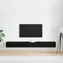 vidaXL Fali szekrény 2 pcs Fekete tölgy 102 x 30 x 20 cm Faanyag