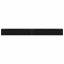 vidaXL Fali szekrény 2 pcs Fekete tölgy 102 x 30 x 20 cm Faanyag