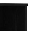 vidaXL Magasfiú Fekete tölgy 132 x 35,5 x 103,5 cm Faanyag