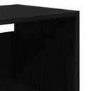 vidaXL Magasfiú Fekete tölgy 69,5 x 34 x 180 cm Faanyag