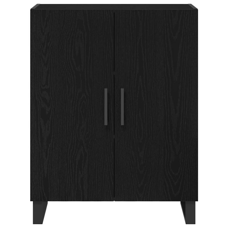 vidaXL Magasfiú Fekete tölgy 69,5 x 34 x 180 cm Faanyag