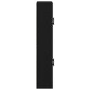 vidaXL Fali szekrény 2 db Fekete tölgy 69,5 x 34 x 90 cm Szerelt Fa