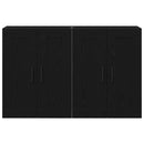 vidaXL Fali szekrény 2 pcs Öreg fa 69,5 x 34 x 90 cm Faanyag