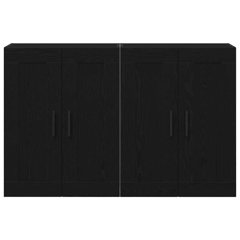 vidaXL Fali szekrény 2 pcs Öreg fa 69,5 x 34 x 90 cm Faanyag