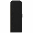 vidaXL Fali szekrény 2 pcs Fekete tölgy 69,5 x 34 x 90 cm Faanyag