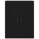 vidaXL Magasfiú Fekete tölgy 69,5 x 34 x 180 cm Faanyag