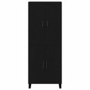 vidaXL Magasfiú Fekete tölgy 69,5 x 34 x 180 cm Faanyag