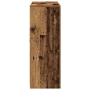 vidaXL Széf LED -es lámpákkal Régi fa 123 x 37 x 100 cm Faanyag