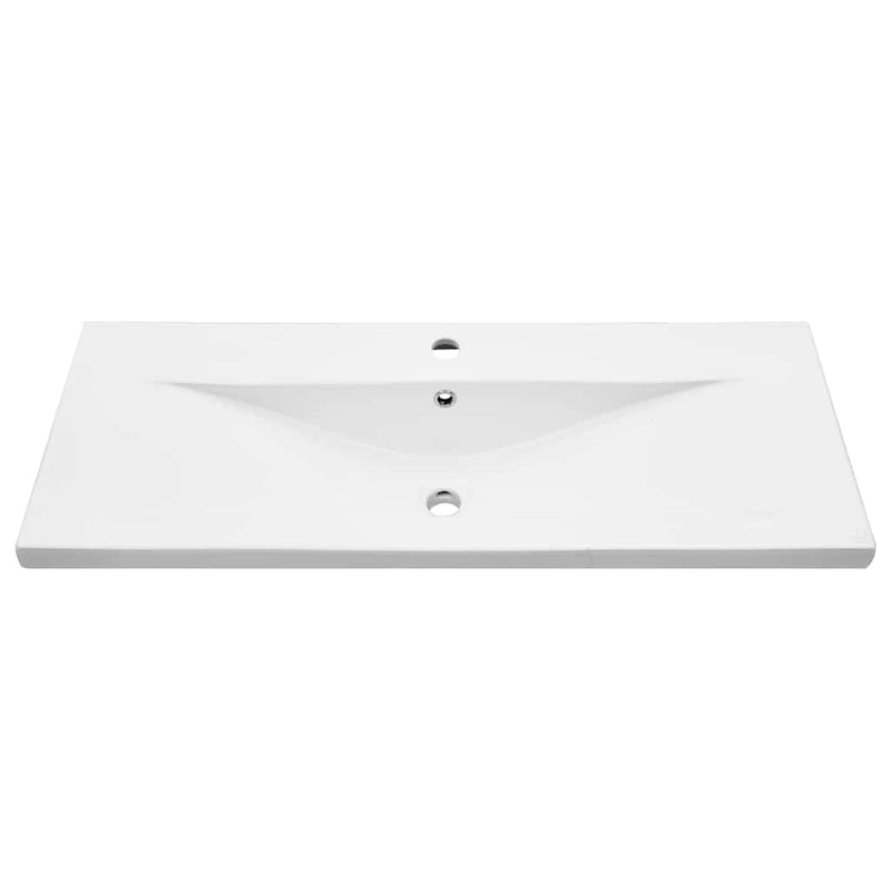 vidaXL Fürdőszobai mosdószekrény 2 pcs Öreg fa 100 x 38,5 x 48 cm