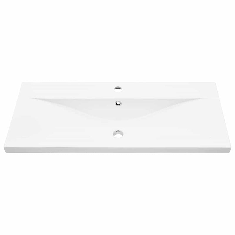 vidaXL Fürdőszobai mosdószekrény fiókkal tárolóval 3 pcs Fekete tölgy