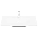 vidaXL Mosdószekrény tárolóval Musta tammi 90 x 39 x 62 cm Faanyag