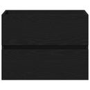 vidaXL Mosdószekrény tárolóval Musta tammi 60 x 39 x 62 cm Faanyag