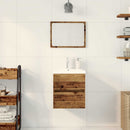 vidaXL Mosdószekrény tárolóval Musta tammi 41 x 39 x 62 cm Faanyag