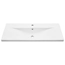 vidaXL Mosdószekrény tárolóval Musta tammi 100 x 39 x 62 cm Faanyag