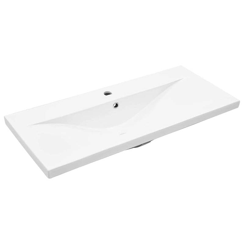 vidaXL Mosdószekrény tárolóval Musta tammi 90 x 39 x 62 cm Faanyag