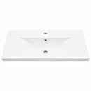 vidaXL Mosdószekrény tárolóval Musta tammi 80 x 39 x 62 cm Faanyag